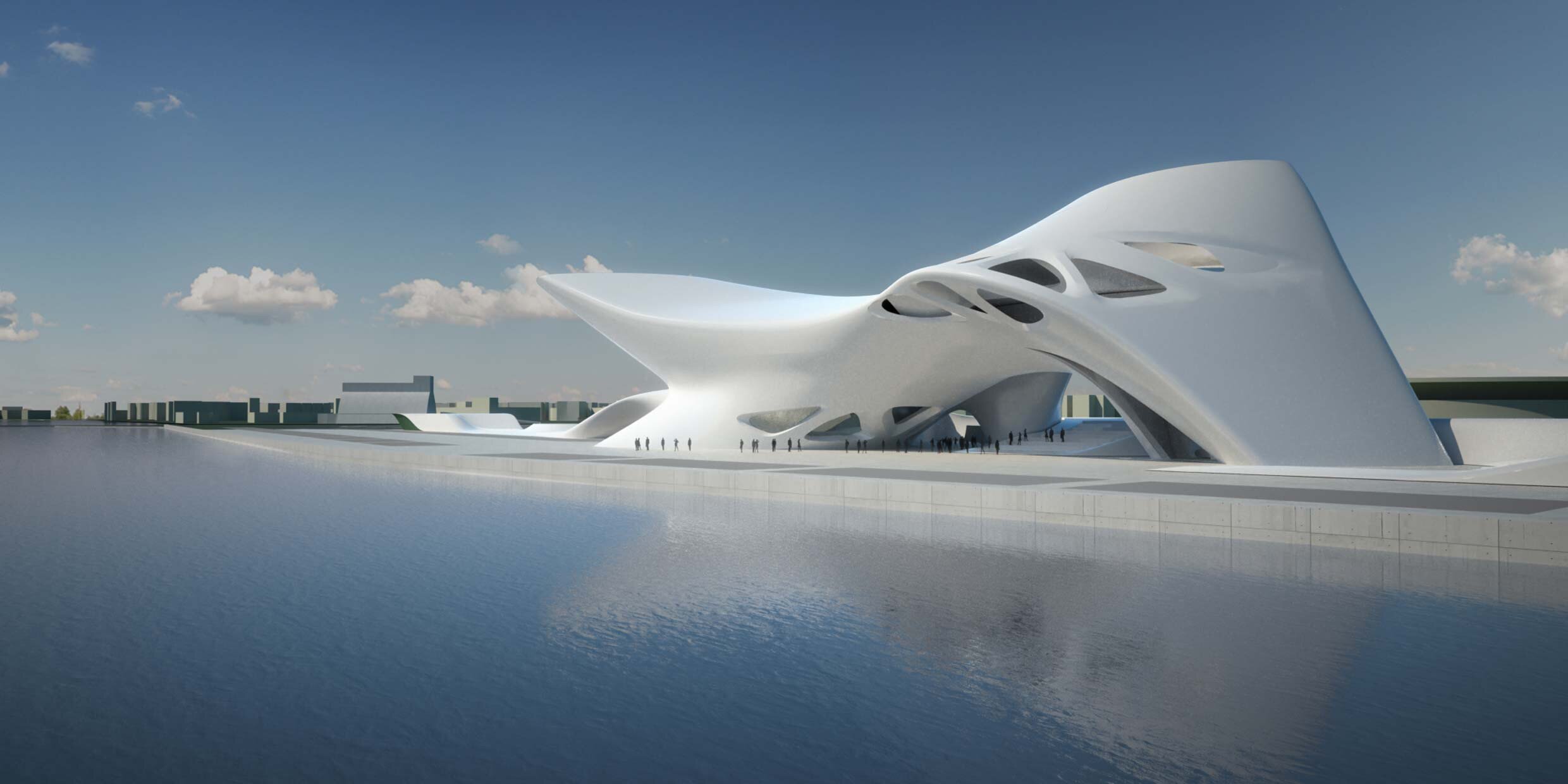 progetto vincitrice di Zaha Hadid